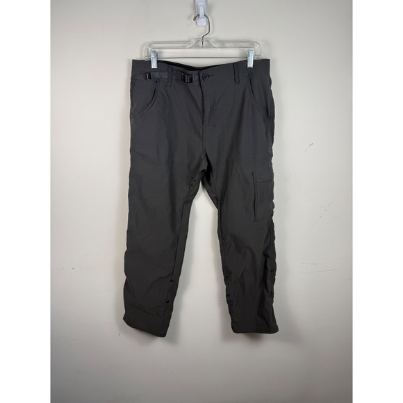 Prana Other - Prana Zion Relaxed Fit Cargo Pants Mens 34x30 Gray Hiking Outdoor Belted Trouser
